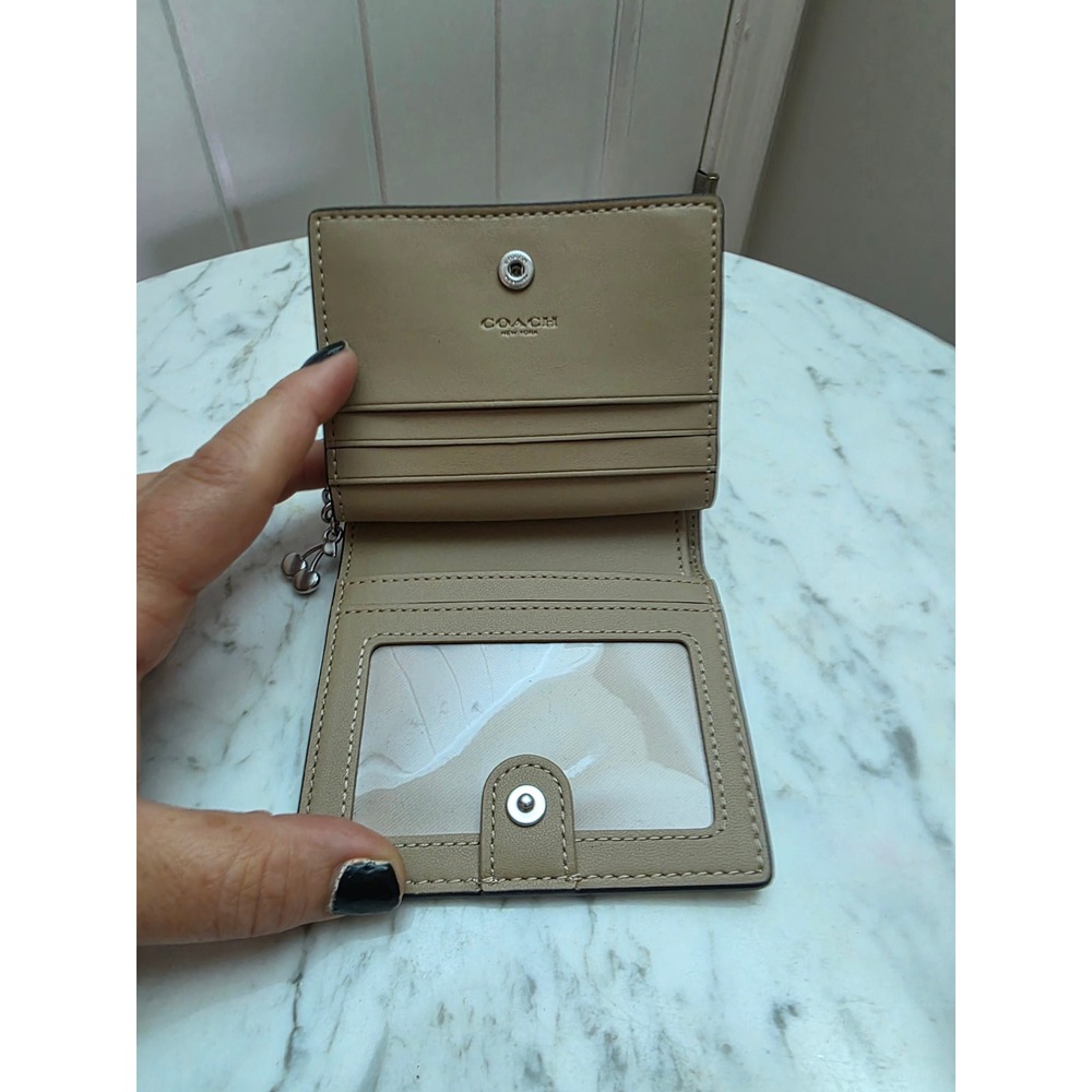 Coach Snap Wallet With Cherry Print - Picture 4 of 4